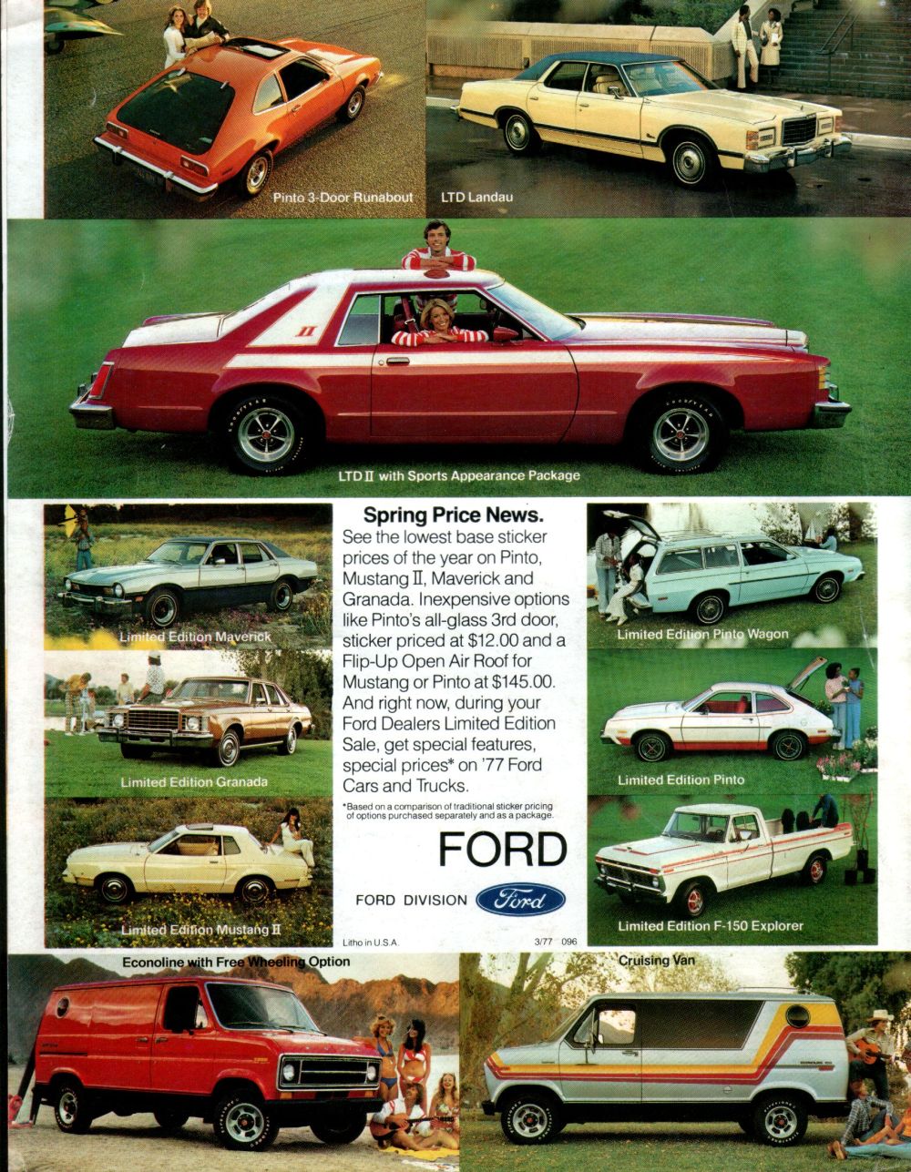 1977 Ford Spring Wheels Folder Page 1